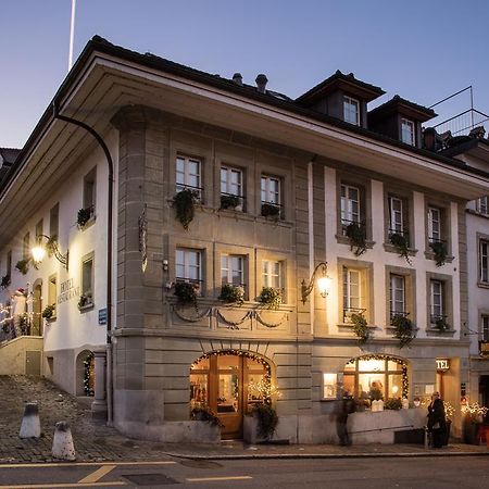 Hotel Restaurant Au Sauvage Fribourg Exterior foto